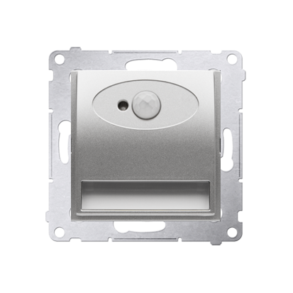 Schodišťový senzor Kontakt Simon 54 Premium 14V stříbrný DOSC14.01/43